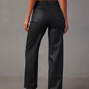 VICI Icon Coated High Rise Straight Jean